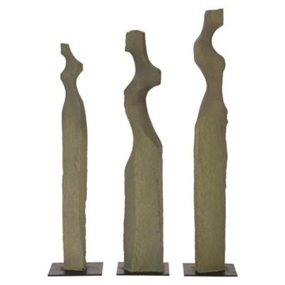 Cast Women Sculptures, Set of 3