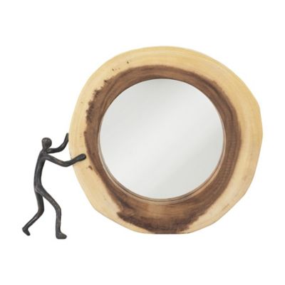 Atlas Rolling Cross Cut Mirror