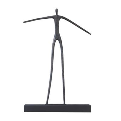 Moveable Standing Man on Shelf Sculpture