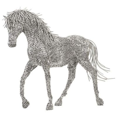 Walking Horse Pipe Outdoor Sculpture