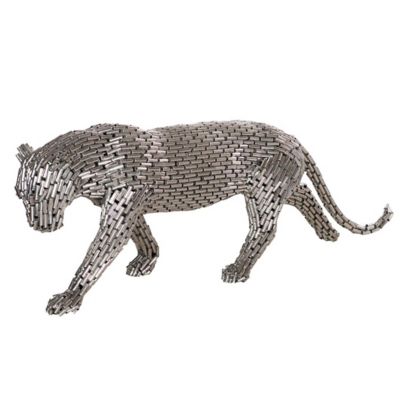 Walking Panther Pipe Outdoor Sculpture