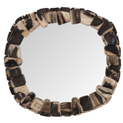 Stacked Pebble Wall Mirror