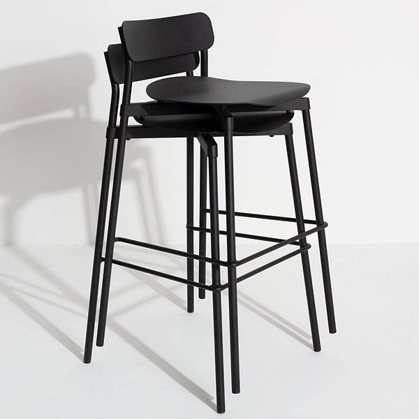Fromme Outdoor Metal Bar Stool