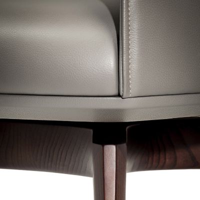 Archibald Leather Small Armchair