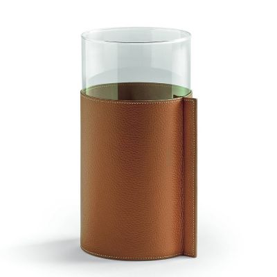 Pot Leather Vase