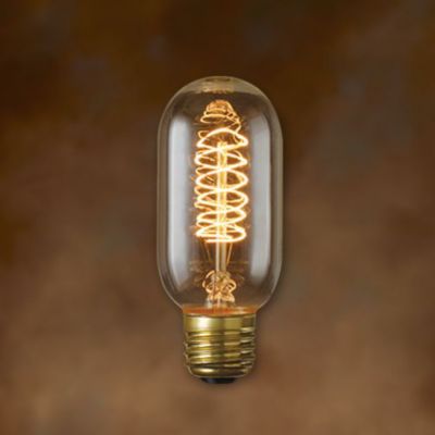 40W 120V T14 E26 Antique Spiral Edison Bulb 2-Pack