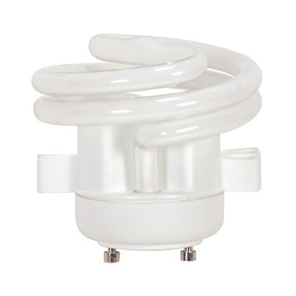 13W 120V T2 GU24 Spiral Squat CFL Bulb 2-Pack