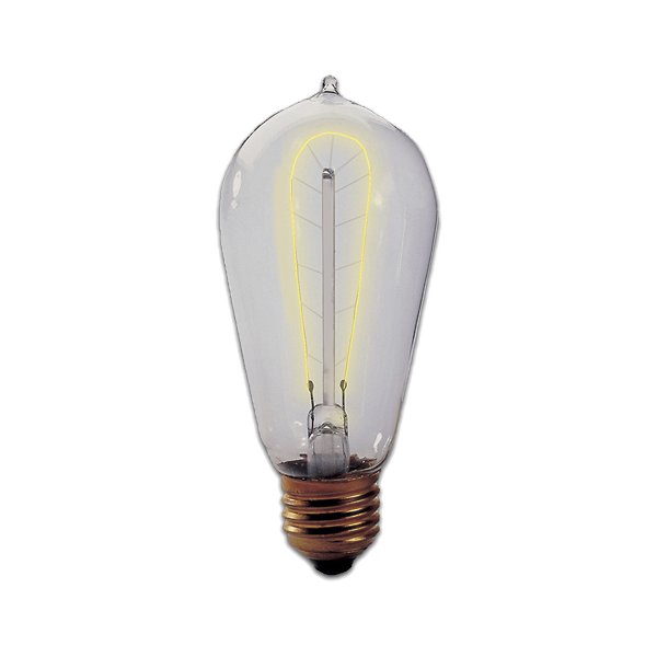 40W 120V ST18 E26 Harpin Filament Edison Bulb 2-Pack