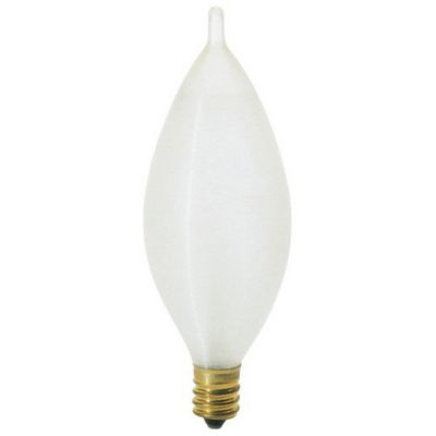 60W 120V C11 E12 Satin Spun Bulb 4-Pack