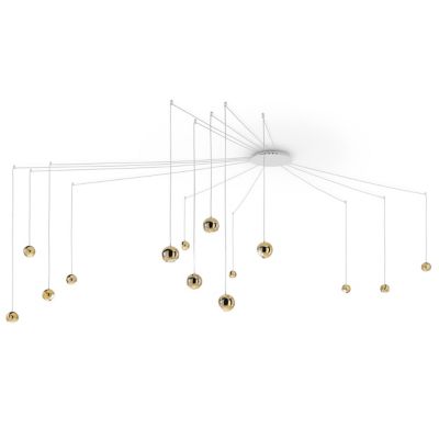 Spider 14-Light Radial Pendant