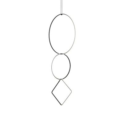 Arrangements Round Large Round Medium Square Large Three Element Pendant