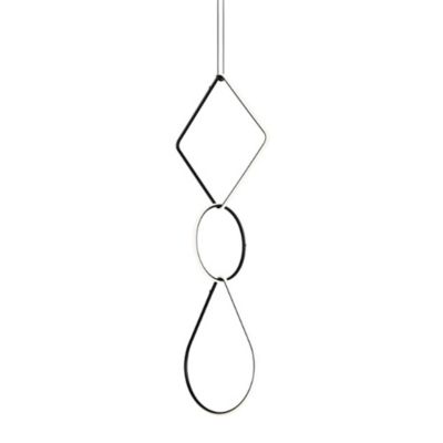 Arrangements Square Large Three Element Pendant