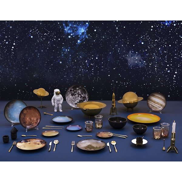 Cosmic Dinner Meteorite Glasses, Set of 6