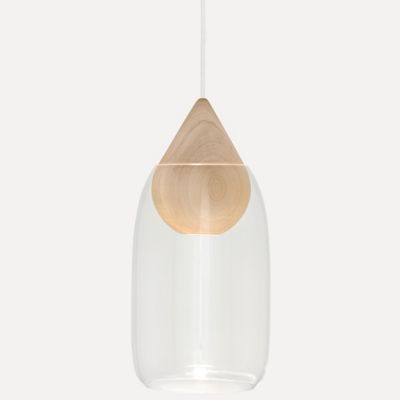 Liuku Mini Pendant with Glass Shade by Mater at Lumens.com