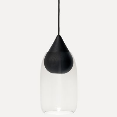 Liuku Drop Mini Pendant with Glass Shade