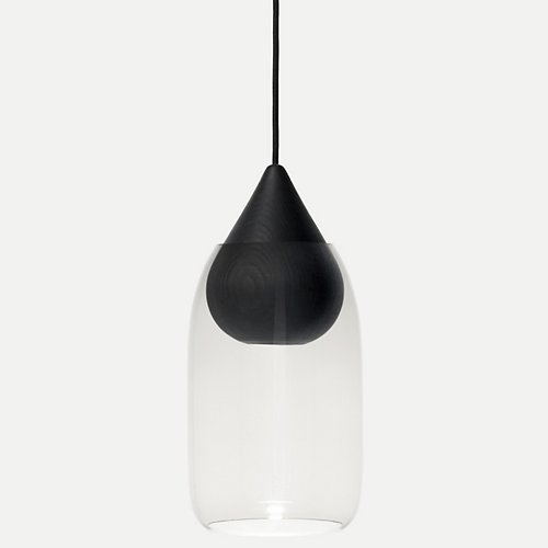 Liuku Drop Mini Pendant with Glass Shade
