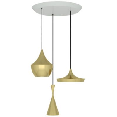 Beat Trio Round Multi-Light LED Pendant