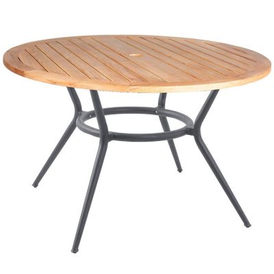 Joy Outdoor Teak Round Dining Table