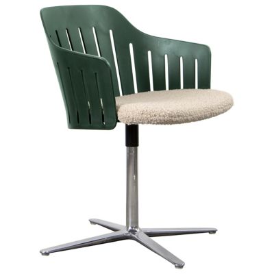 Choice Indoor Chair with Seat Cover, Swivel Base