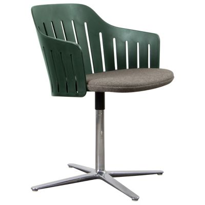 Choice Indoor Chair with Seat Cover, Swivel Base