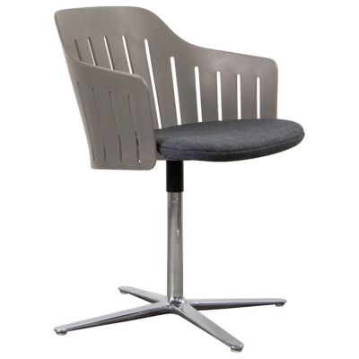 Choice Indoor Chair with Seat Cover, Swivel Base