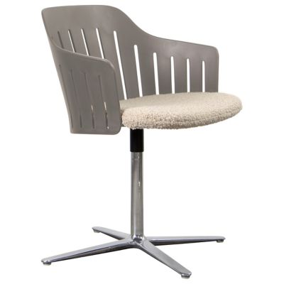 Choice Indoor Chair with Seat Cover, Swivel Base