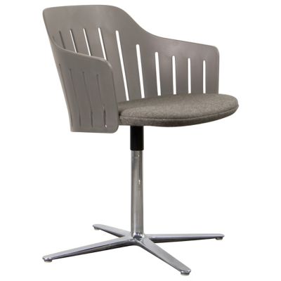 Choice Indoor Chair with Seat Cover, Swivel Base