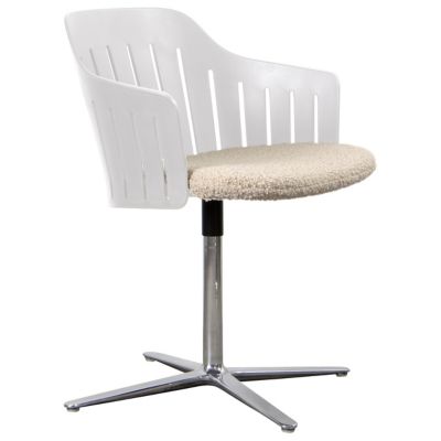 Choice Indoor Chair with Seat Cover, Swivel Base