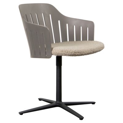 Choice Indoor Chair with Seat Cover, Swivel Base