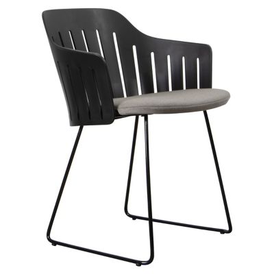 Choice Indoor Chair with Seat Cover, Sled Base