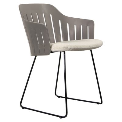 Choice Indoor Chair with Seat Cover, Sled Base