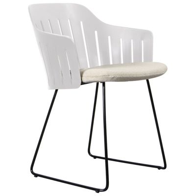 Choice Indoor Chair with Seat Cover, Sled Base