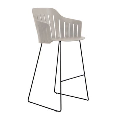 Choice Outdoor Bar Chair, Sled Base