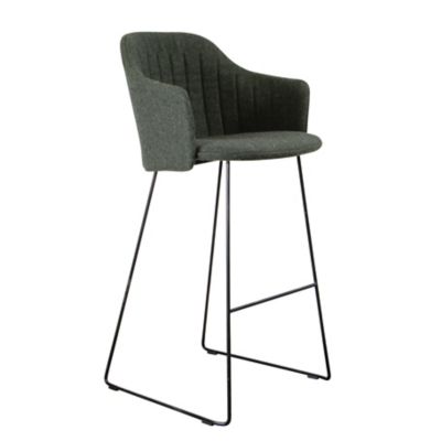 Choice Indoor Bar Chair with Seat Cover, Sled Base