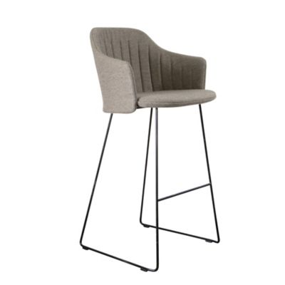 Choice Indoor Bar Chair with Seat Cover, Sled Base