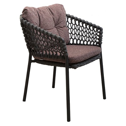 Ocean Stackable Outdoor Armchair with Cushion