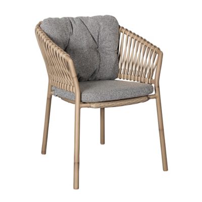 Ocean Stackable Outdoor Armchair with Cushion