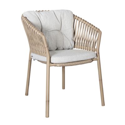 Ocean Stackable Outdoor Armchair with Cushion - Thumbnail 4