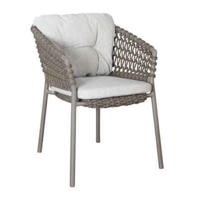 Ocean Stackable Outdoor Armchair with Cushion