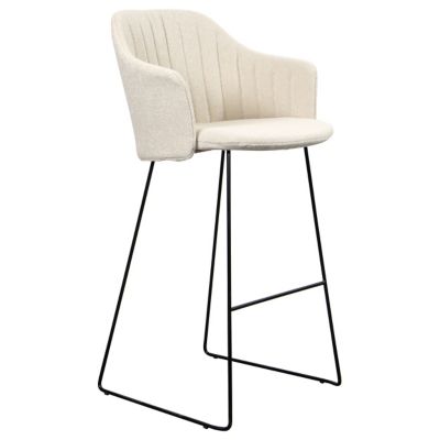 Choice Outdoor Bar Chair with Seat/Back Covers, Sled Base