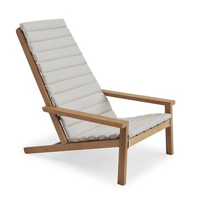 Between Lines Outdoor Deck Chair with Cushion
