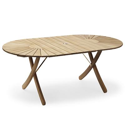 Selandia Outdoor Dining Table with Extension Plate