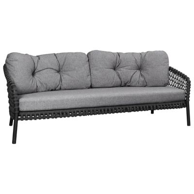 Ocean Large 3-Seater Outdoor Sofa with Cushion Set