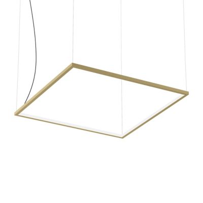 Circus Square Medium Acoustic Lighting LED Pendant with Uplight