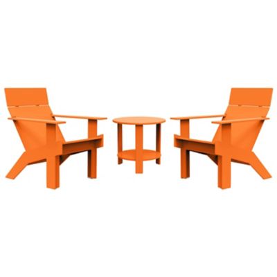 Tall Outdoor Lollygagger Lounge and End Table Bundle