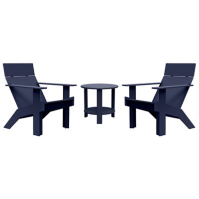 Tall Outdoor Lollygagger Lounge and End Table Bundle
