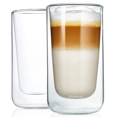 Nero Insulated Latte Macchiato Glasses, Set of 4