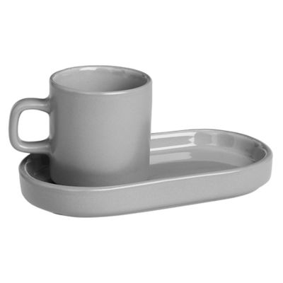 Pilar Espresso Cup with Tray, Set of 4