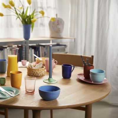 Rhombe Color Mug with Handle, Set of 4