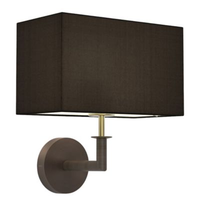 Club Wall Sconce with Rectangle 285 Shade